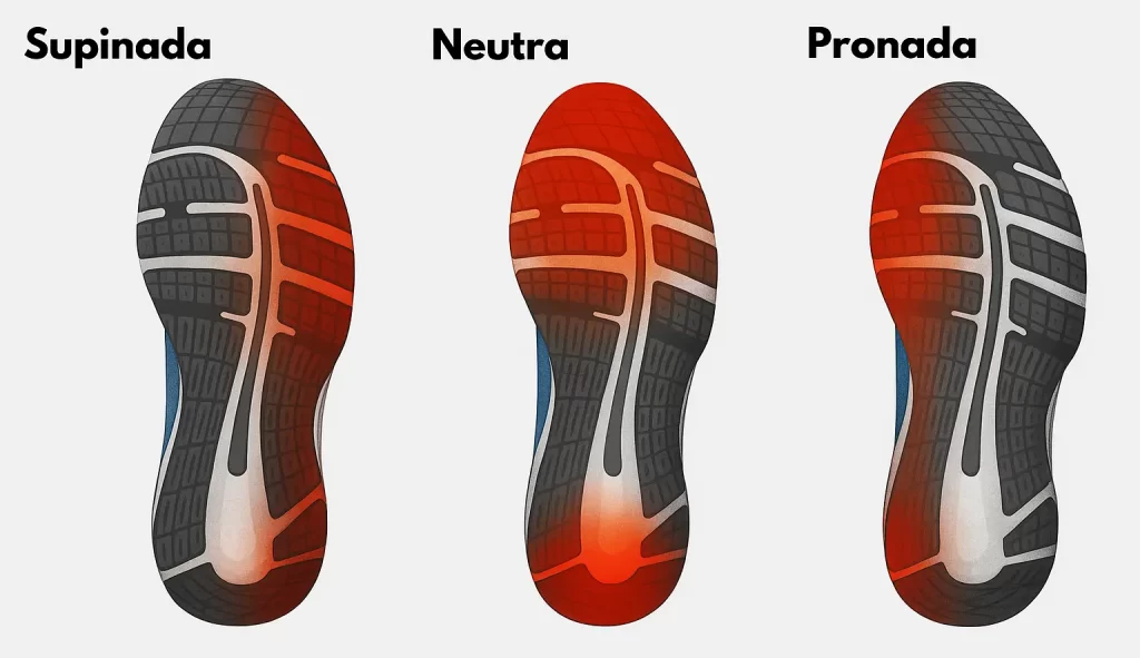 Desgaste no tênis ajuda a identificar tipo de pisada na corrida