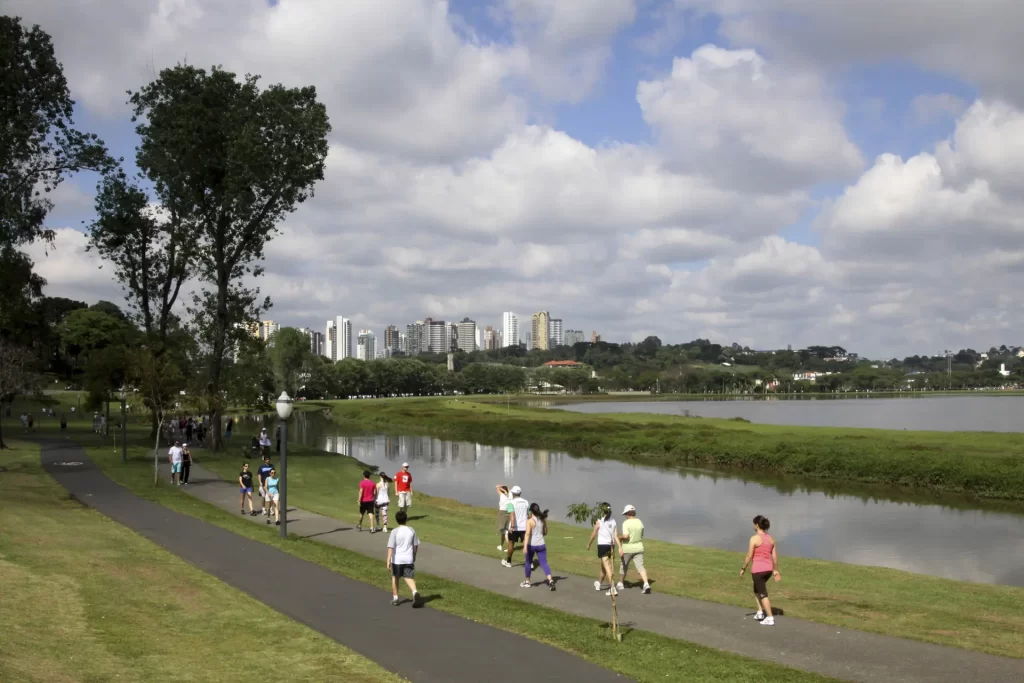 Parque Barigui - Local onde vai ser a corrida do Ironman 70.3 Curitiba
