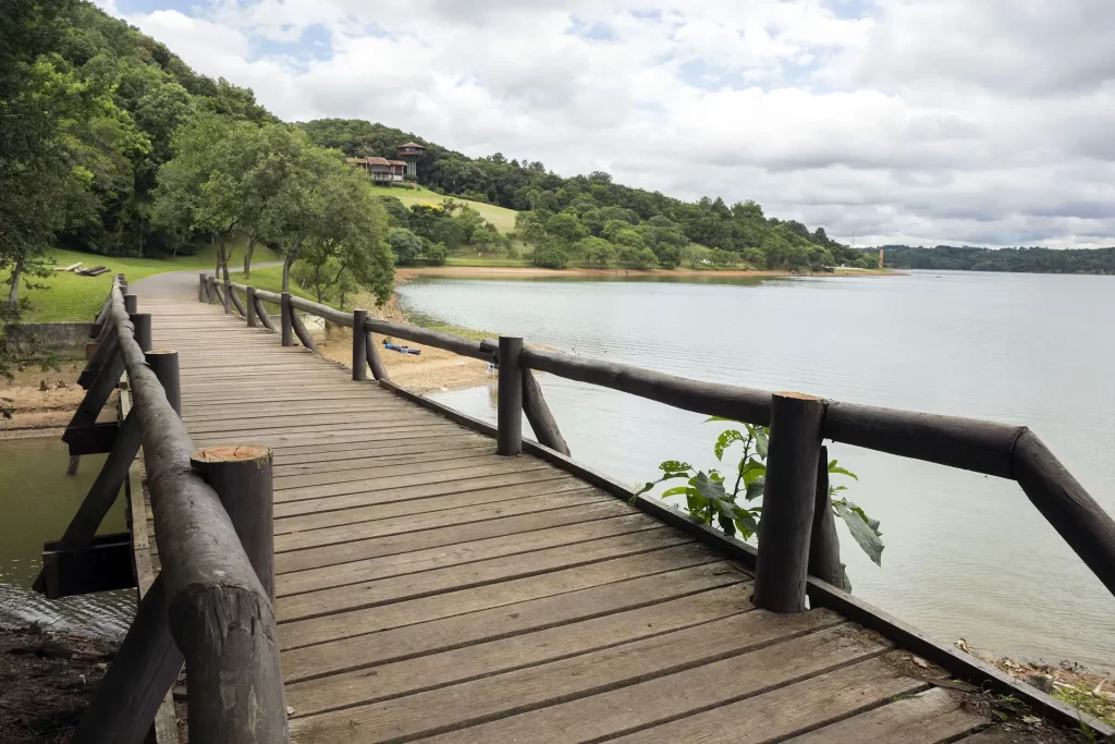 Represa Passaúna, onde será a natação do Ironman 70.3 Curitiba