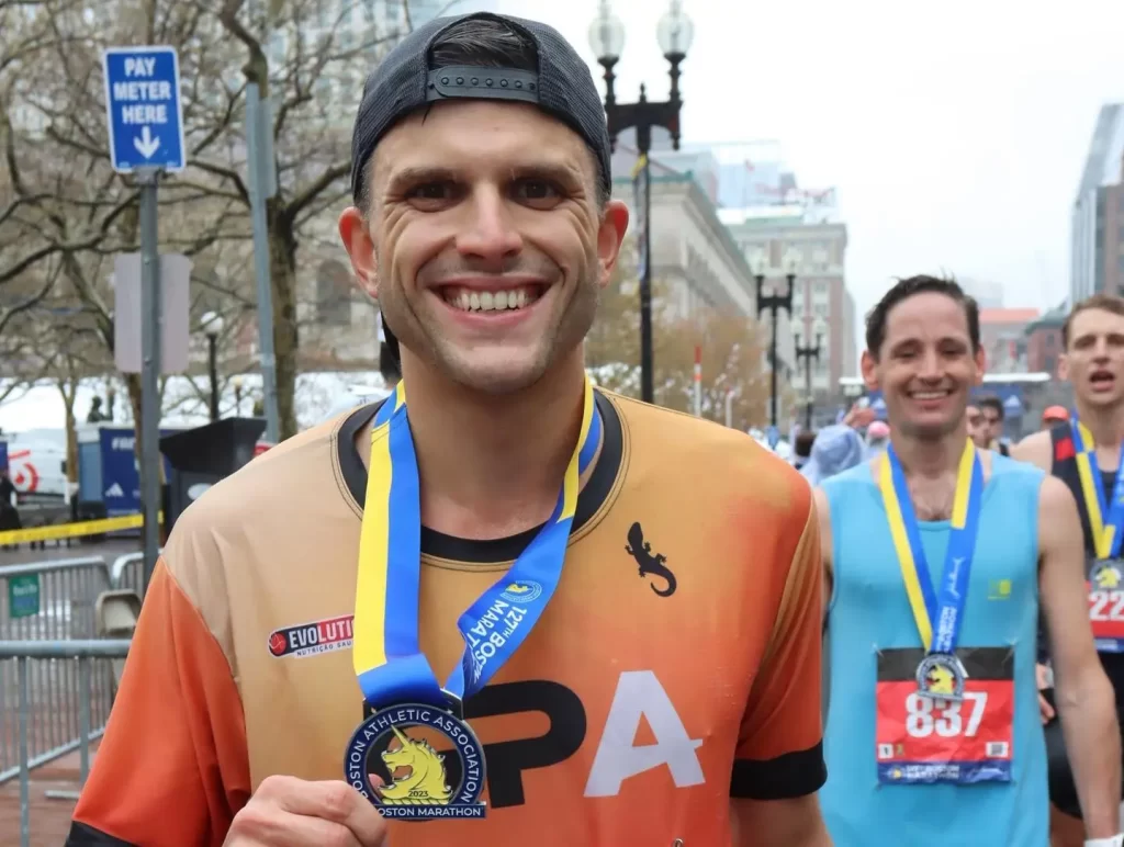Nosso atleta Pedro Mayerle Queiroz na Maratona de Chicago