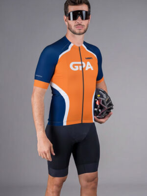Camisa Ciclismo Carbon Manga Curta Masculino
