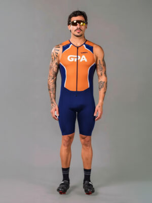 Macaquinho Triathlon Carbon Revolution Sem Manga Masculino